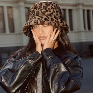 Princess Polly Leopard Bucket Hat